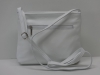 Fehér női bőr táska, válltáska (MaxModa)