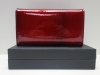 Piros keretes női bőr pénztárca (Kroko Mander)