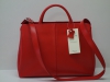 Piros női bőr táska, kézi és válltáska (Monarchy)
