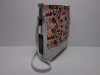 Fehér-színes női táska, válltáska (Diva Collection)