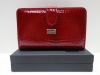 Piros női bőr pénztárca (Kroko Mander)