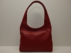 Piros női bőr táska, válltáska (Monarchy)