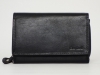 Fekete női bőr pénztárca (Gina Monti)