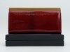 Piros keretes női bőr pénztárca (Kroko Mander)
