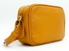 Mustársárga női bőr táska, válltáska (Monarchy)